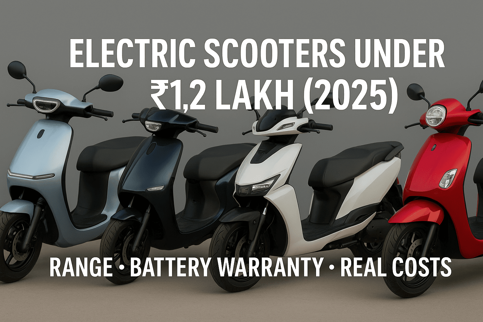 Electric Scooters Under 1.2 Lakh - Featured Image